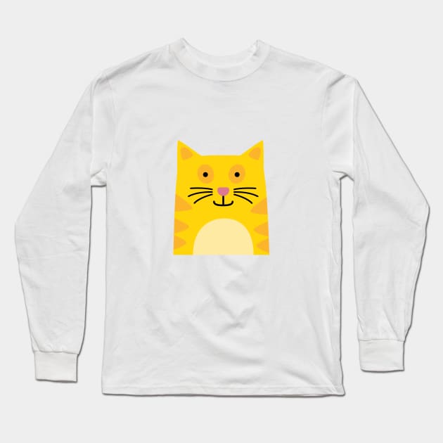 Cat Miaw Long Sleeve T-Shirt by osmansargin